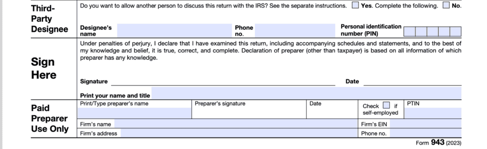 2024 IRS Form 943: Simple Instructions + PDF Download | OnPay